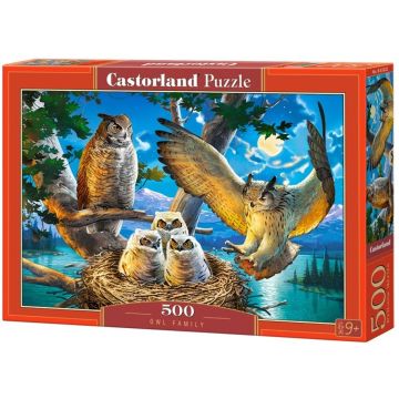 Puzzle 500 Owl Family CASTOR