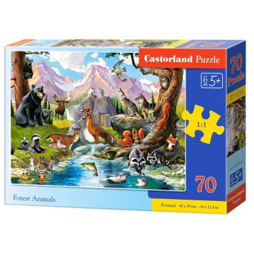 Puzzle 70 Forest Animals CASTOR