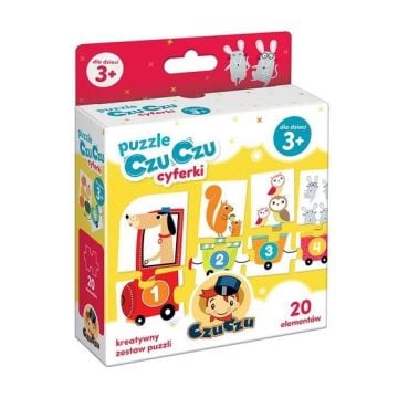 Puzzle CzuCzu Cyferki 3+