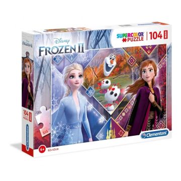 Puzzle 104 Maxi Super kolor Frozen 2