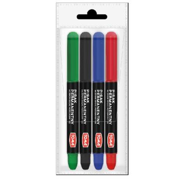 Marker permanentny 4szt TOMA