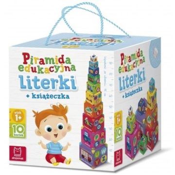Piramida edukacyjna. Literki + książeczka