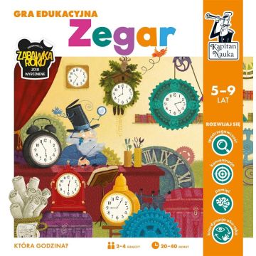 Kapitan Nauka. Gra edukacyjna. Zegar