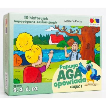 Historyjki obrazkowe. Papuga Aga opowiada cz.1