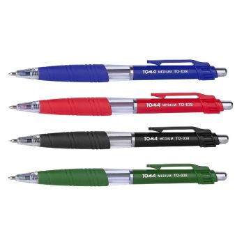 Długopis Medium aut. 1,0mm mix (24szt) TOMA