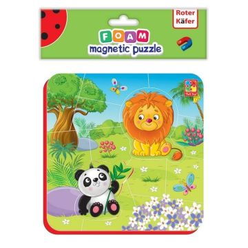 Miękkie magnetyczne puzzle Lew i Panda