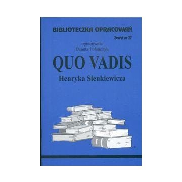 Biblioteczka opracowań nr 027 Quo Vadis