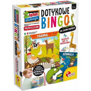 Montessori + Dotykowe bingo ze zwierzętami
