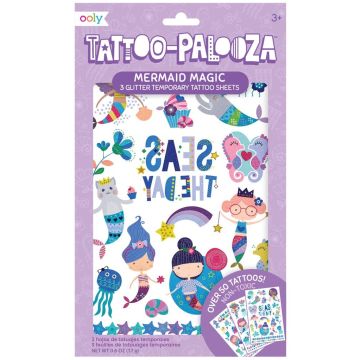 Tatuaże zmywalne Tattoo Palooza - Syrenki