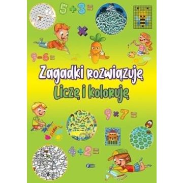 Zagadki rozwiązuje. Liczę i koloruję
