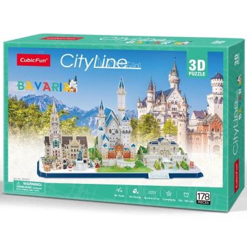 Puzzle 3D Cityline Bawaria
