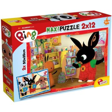 Bing - Puzzle Supermaxi 12 x 2 W szkole