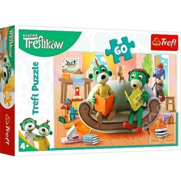 Puzzle 60 Wspólne czytanie bajek Trefliki TREFL