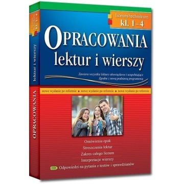 Opracowania LO 1-4 lektur i wierszy w.2020 GREG