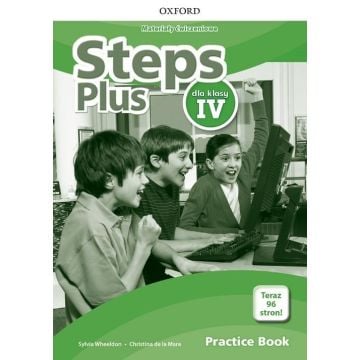 Steps Plus 4 materiał ćwiczeniowe z kodem OXFORD