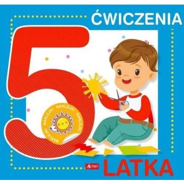 Ćwiczenia 5-latka z naklejkami