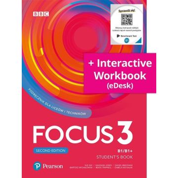 Focus 3 2ed. SB MyEnglishLab + kod + Benchmark
