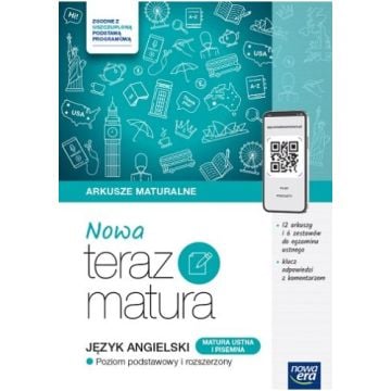 NOWA Teraz matura 2026. Język angielski. Arkusze maturalne z materiałami cyfrowymi