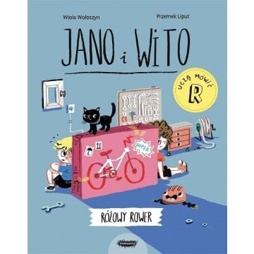 Jano i Wito uczą mówić. Różowy rower