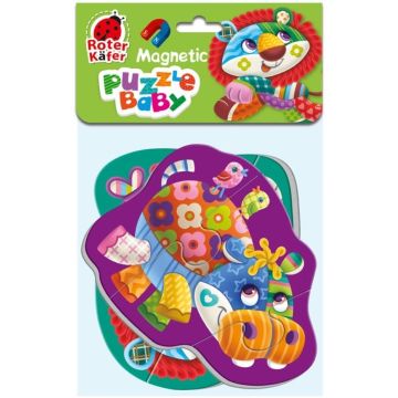 Miękkie magnetyczne puzzle Lew i Hipopotam