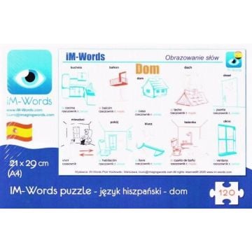 iM-Words Puzzle 120 Hiszpański - Dom