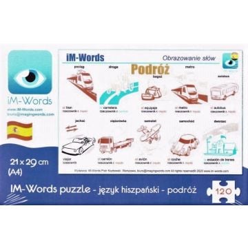 iM-Words Puzzle 120 Hiszpański - Podróż