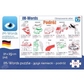 iM-Words Puzzle120 Niemiecki - Podróż