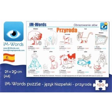 iM-Words Puzzle 120 Hiszpański - Przyroda