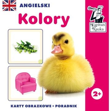 Kapitan Nauka Ang. Kolory. Karty obraz.+ poradnik