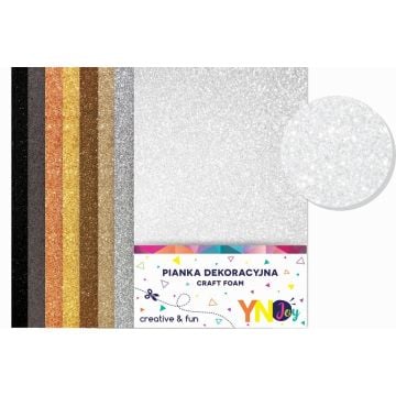 Pianka dekoracyjna Brokat glam 8 kol NC-019 NOSTER