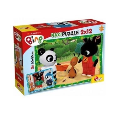 Bing - Puzzle Supermaxi 2x12 W szkole