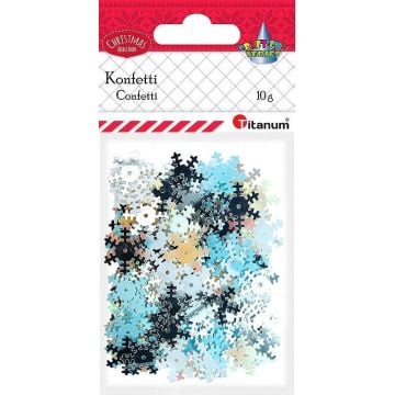 Konfetti płatki śniegu 10g