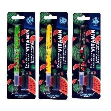 Pióro wieczne Vitamin + naboje ASTRA