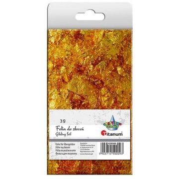 Folia do złoceń złota w płatkach 3g
