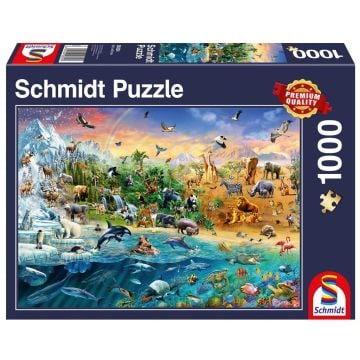 Puzzle PQ 1000 Królestwo zwierząt G3