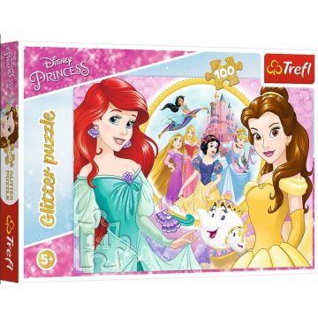 Puzzle 100 Glitter Wspomnienia Belli i Arielki