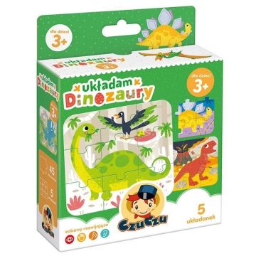 CzuCzu Układam Dinozaury 3+
