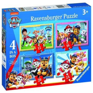 Puzzle 4w1 Drużyna Psi Patrol