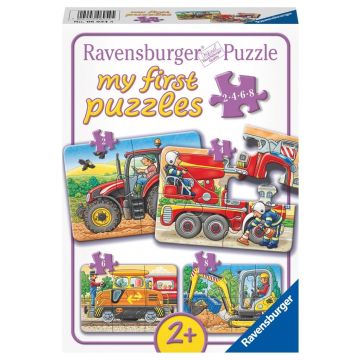 Puzzle dla dzieci zestaw W pracy