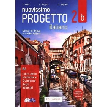 Progetto italiano Nuovissimo 2B podr. + ćw. + CD