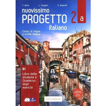 Progetto italiano Nuovissimo 2A podr.+ ćw.+CD/DVD