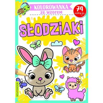 Kolorowanka ze wzorem. Słodziaki