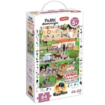 Puzzle obserwacyjne Stadnina koni