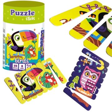 Puzzle sticks. Ptaki