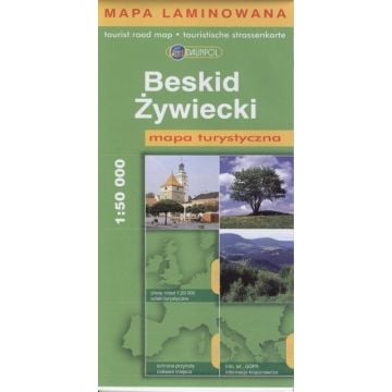 Mapa Turys - Beskid Żywiecki 1:50 000 -BR-LAM-