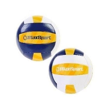Piłka siatkowa Max Sport niebiesko-biało-żółta