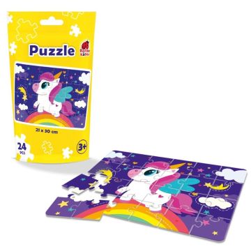 Puzzle edukacyjne - Jednorożec