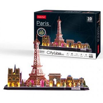 Puzzle 3D Paryż