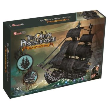 Puzzle 3D Okręt piracki Zemsta Królowej Anny XL