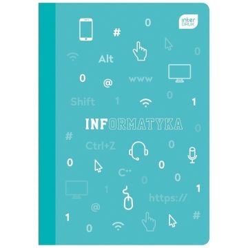 Zeszyt A5/60K kratka PP Informatyka (10szt)